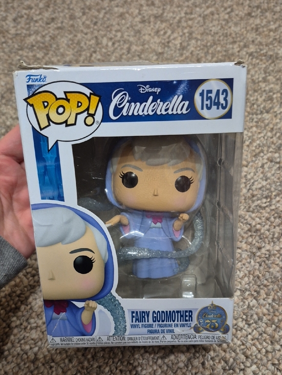 Funko Other - Funko Pop! Disney Cinderella Fairy Godmother Vinyl Figure 1543- Opened Box
